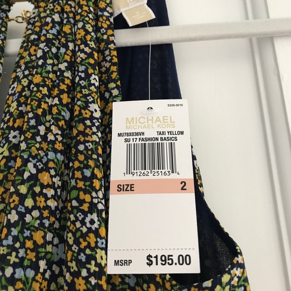 Michael Kors pleated floral dress - Picture 5 of 5